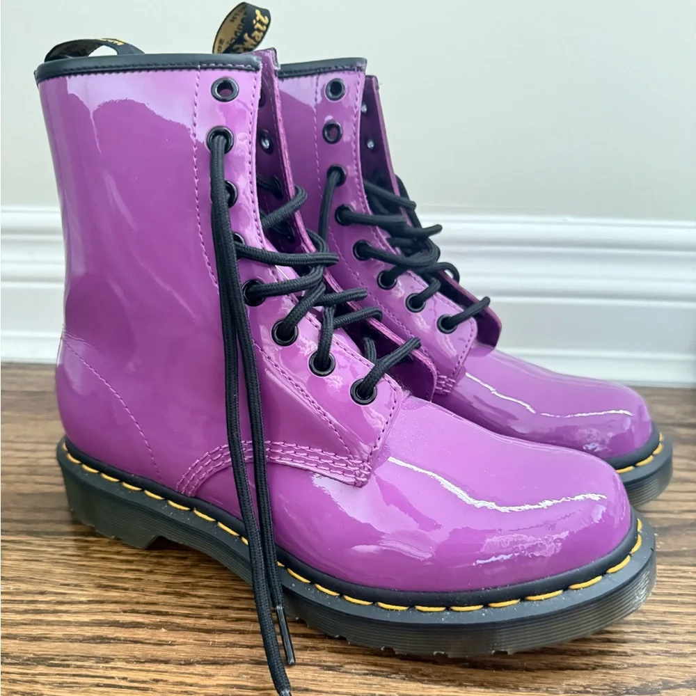 Purple Dr.Martens very gently used - Picture 3 of 3
